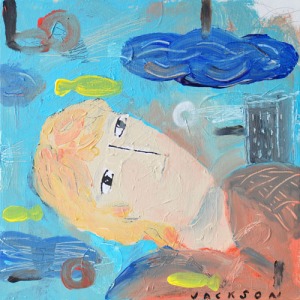 Stewart Copeland by Jeff Jackson, acrylic 16' x 16" $400